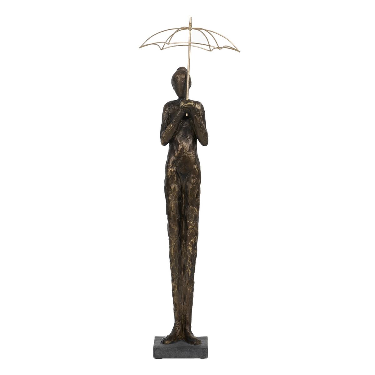 Deko-Figur Kupfer Damen 18 x 16 x 63 cm